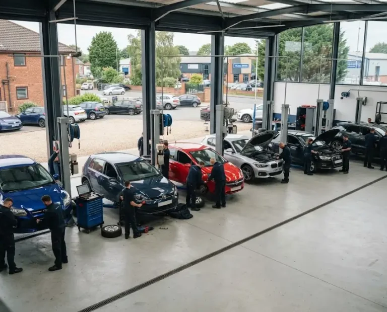 Garage chains competing in the UK automotive service market