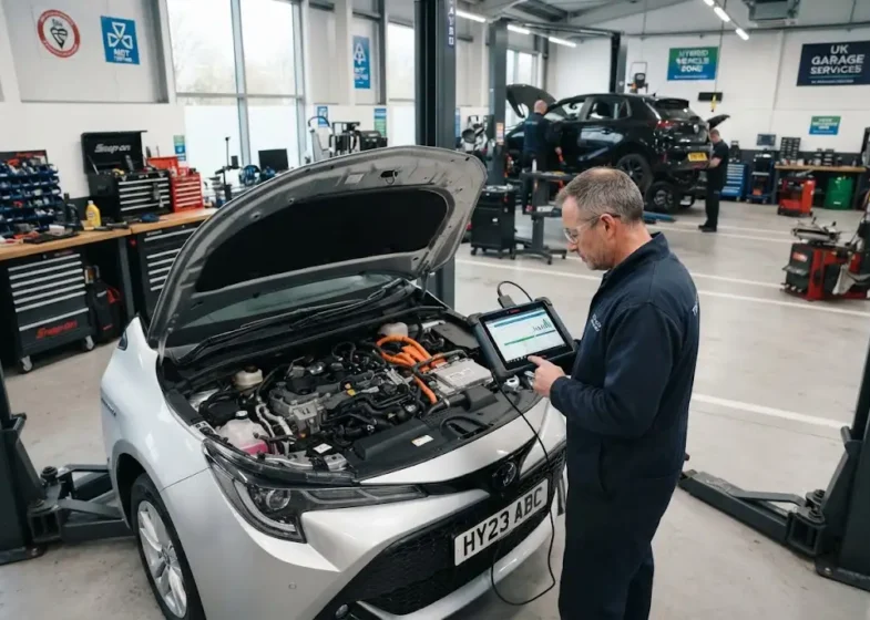Hybrid servicing for modern vehicles in the UK